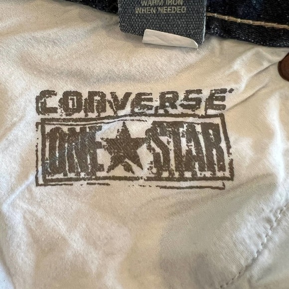 CONVERSE ONE-STAR MEDIUM WASH STRAIGHT LEG‎ JEANS WOMEN'S SIZE 8 - Picture 11 of 14